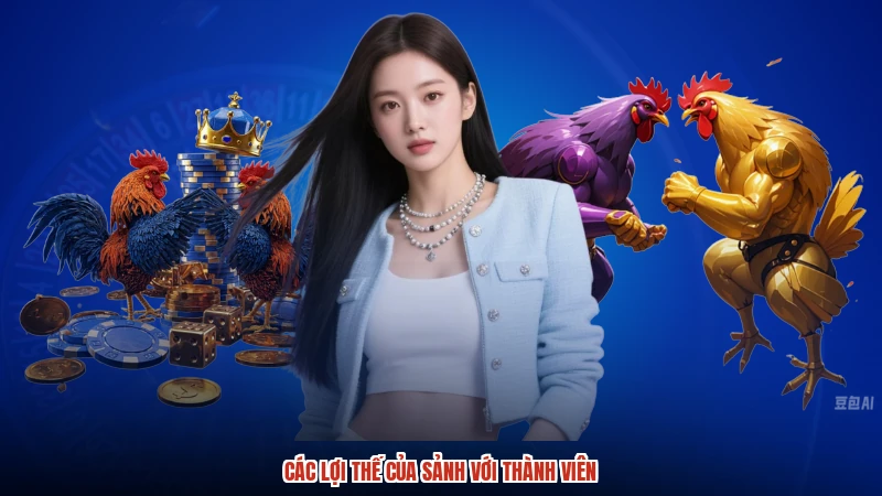 Các lợi thế của sảnh với thành viên