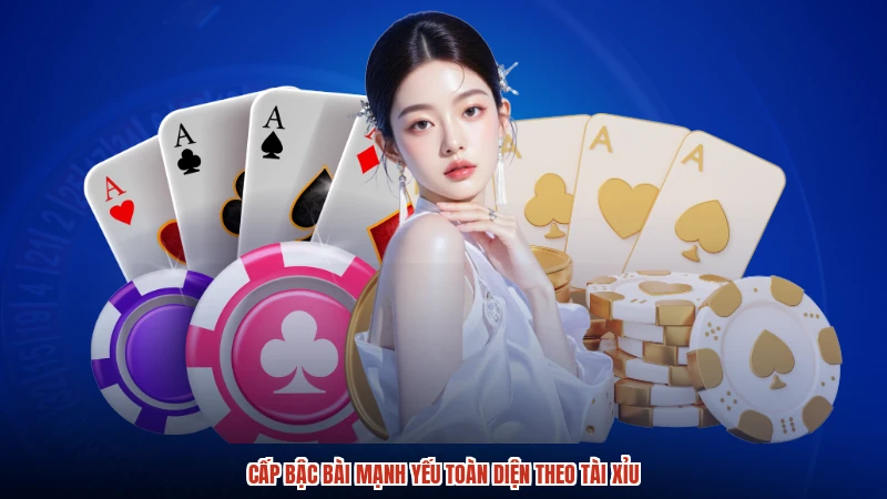 Cấp bậc bài mạnh yếu toàn diện theo TÀI XỈU