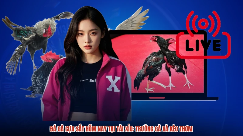 Đá gà cựa sắt hôm nay tại TÀI XỈU: Trường gà và kèo thơm