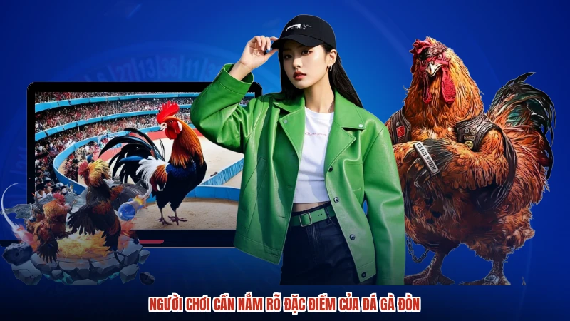 Người chơi cần nắm rõ đặc điểm của đá gà đòn