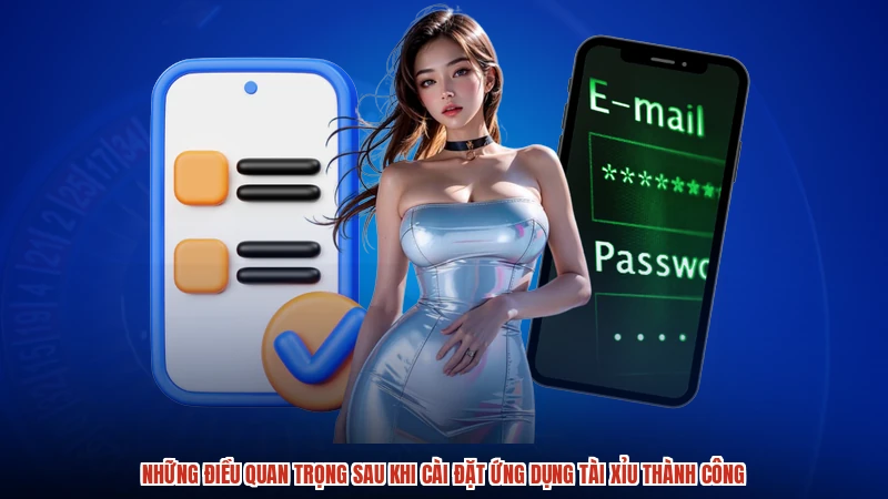 Những điều quan trọng sau khi cài đặt ứng dụng TÀI XỈU thành công